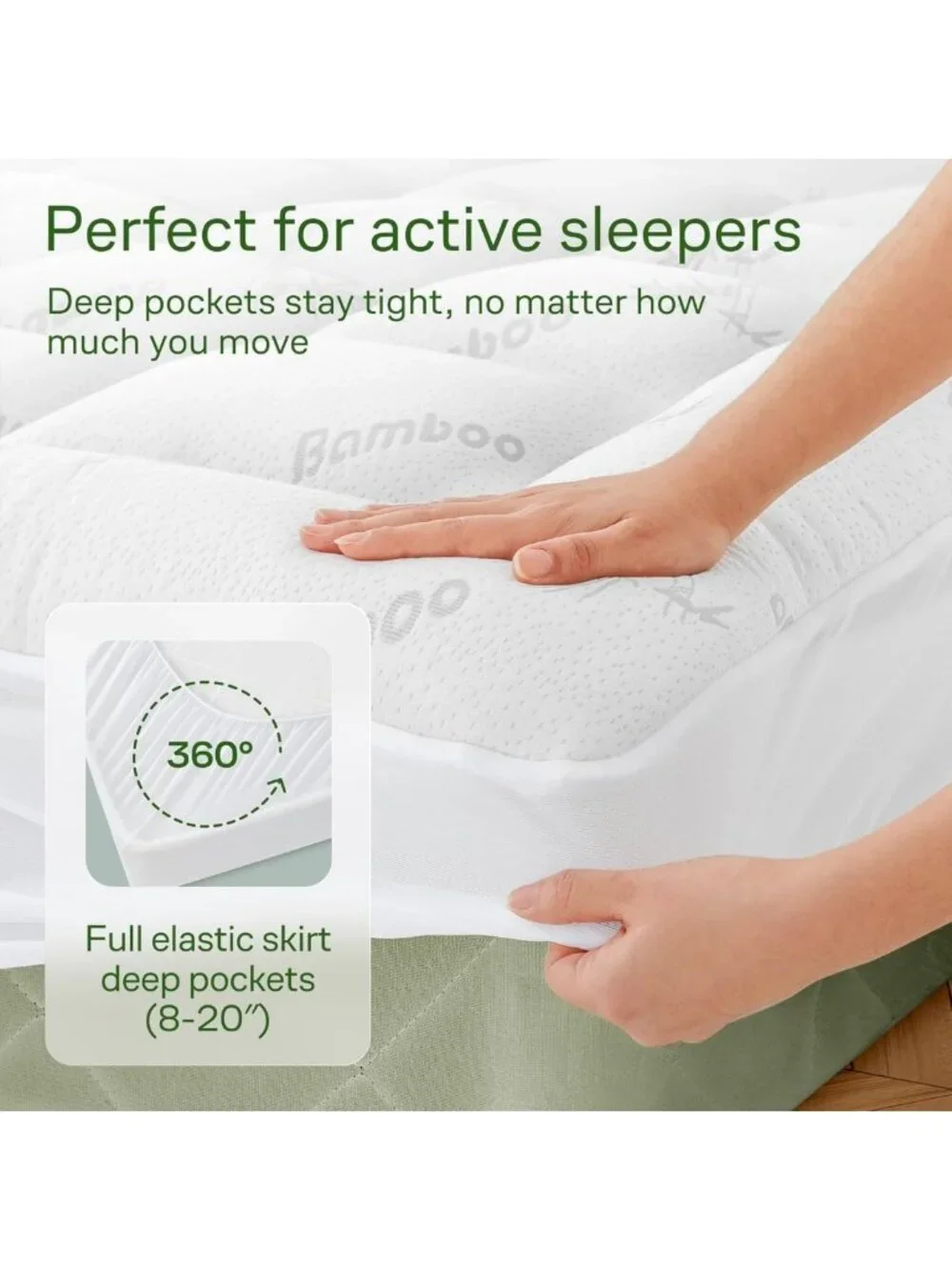 Ultra Soft Twin XL Mattress Topper for Back Pain Relief & Comfort - Sleep